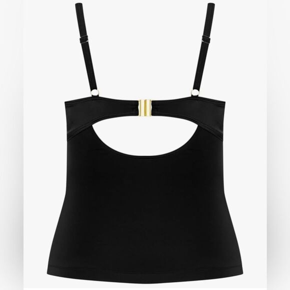 City Chic Women's Azores Black Underwire Tankini L NWT - Picture 11 of 12